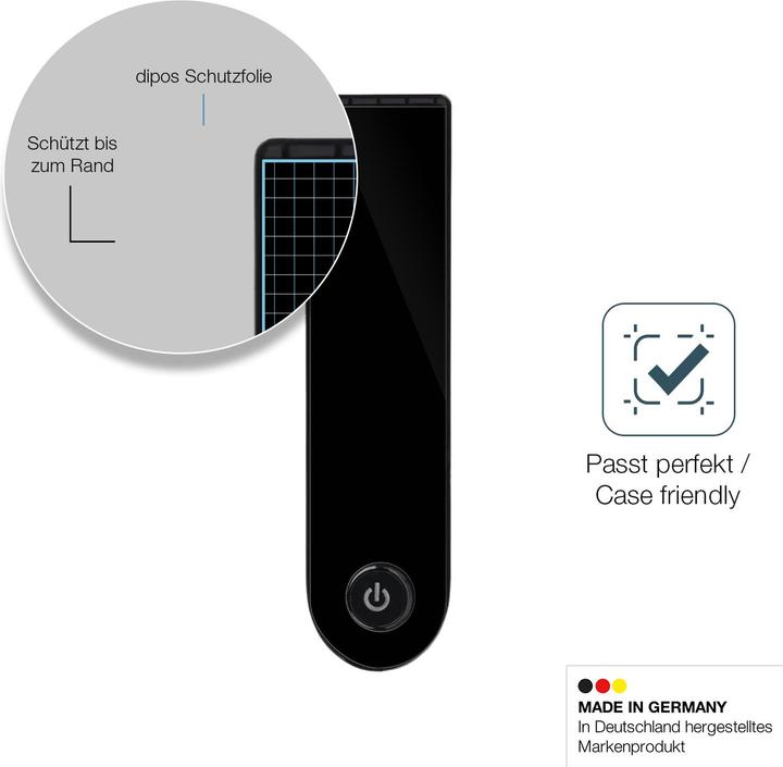 Actual product image Dipos Anti-Shock Screen Protector Clear