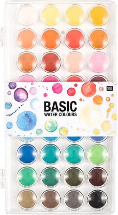 Rico Design Basic Water Colours gross.7019.205 (Mehrfarbig)