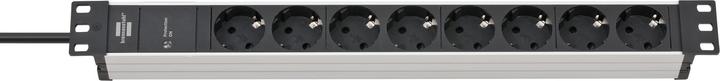 Brennenstuhl Extension Cable 2 m 8 AC Outputs Indoor Black (8 x, CEE 7/3, 2 m)
