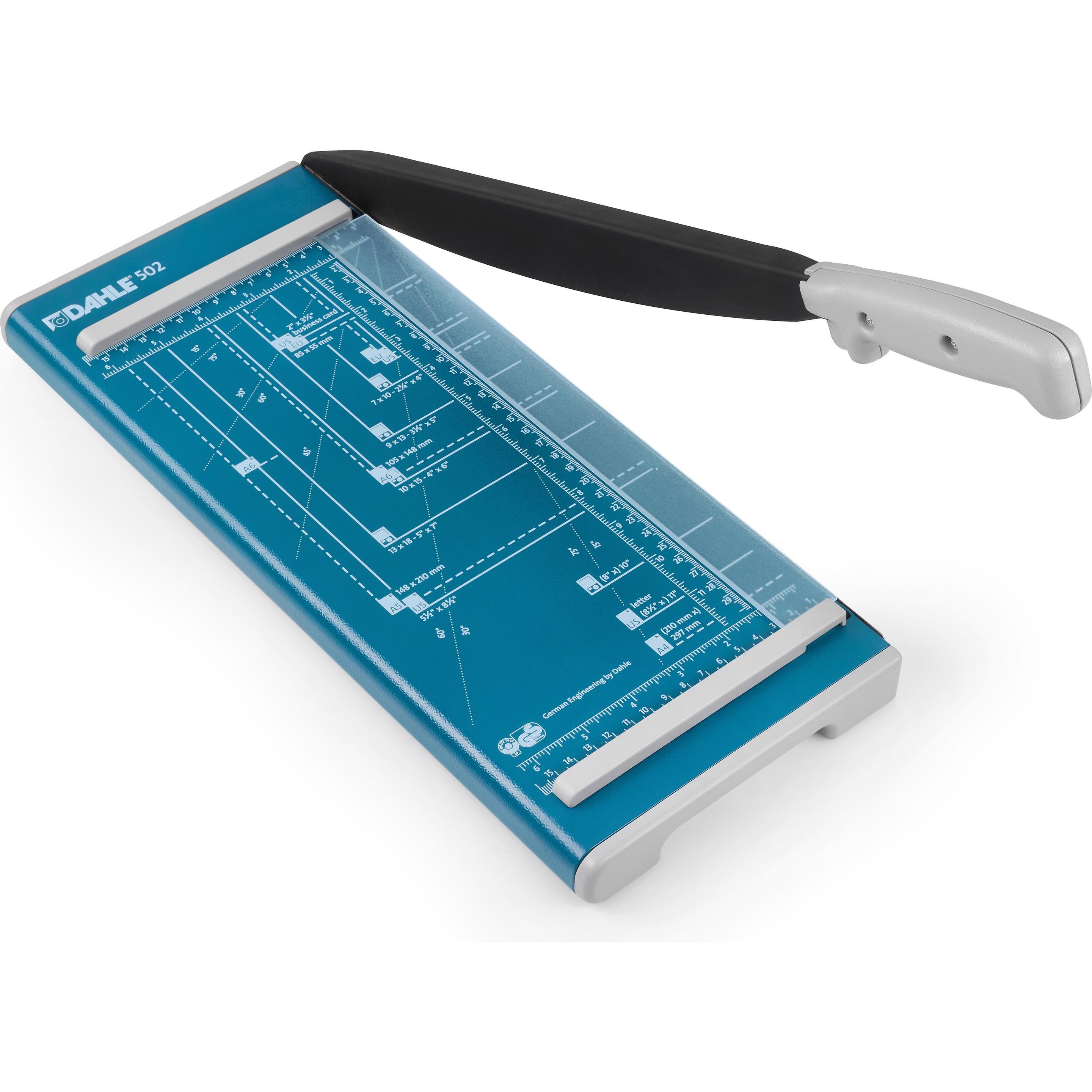 Dahle 502 (8 lamelle, A4), Tagliatrice, Blu, Grigio
