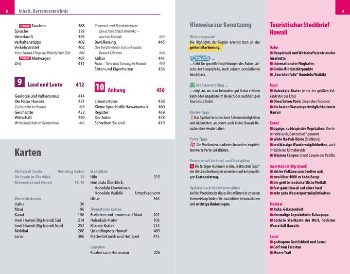 Image du produit Reiseführer Hawaii (Allemand, Alfred Vollmer, 2024)