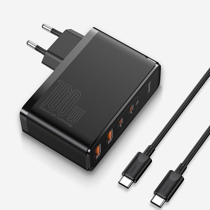 Actual product image Baseus GaN2 Pro Quick Charger (100 W)