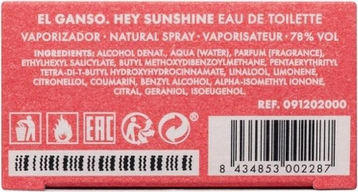 Immagine prodotto El Ganso Hey Sunshine e 125 Vap (Eau de toilette, 125 ml)