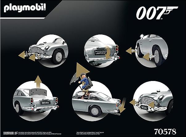 Produktbild Playmobil James Bond Aston Martin DB5 - Goldfinger Edition (70578, Playmobil Aston Martin)