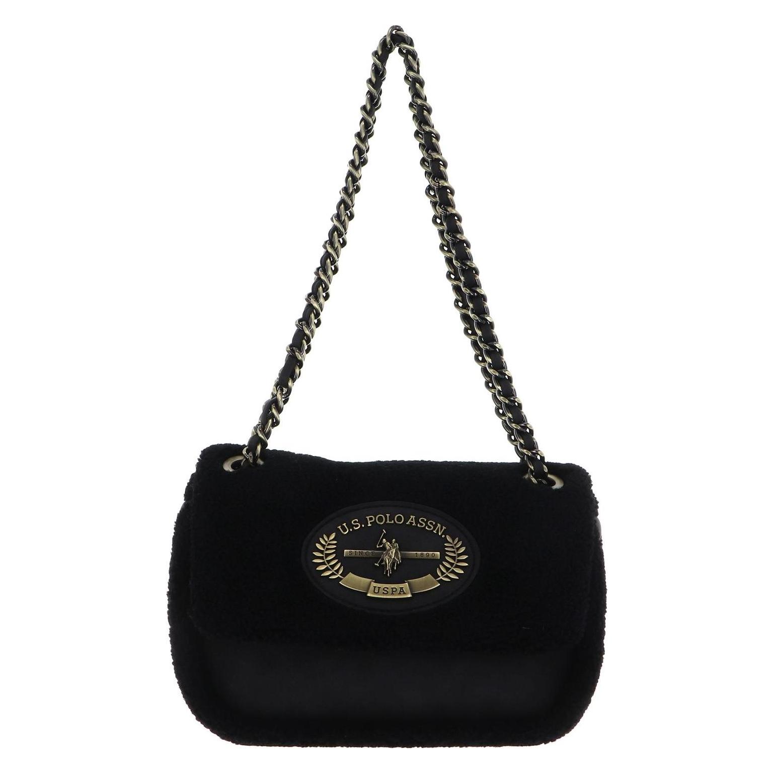 U.S. Polo, Damen, Handtasche, Holly Small Flap Bag, Schwarz