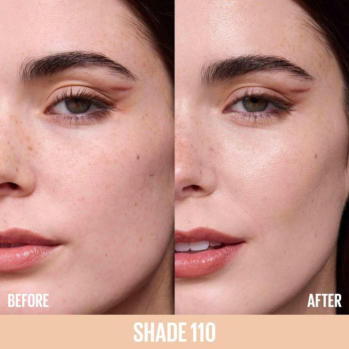 Actual product image Maybelline New York Lifter Plump & Glow Foundation All Day Wear (110)