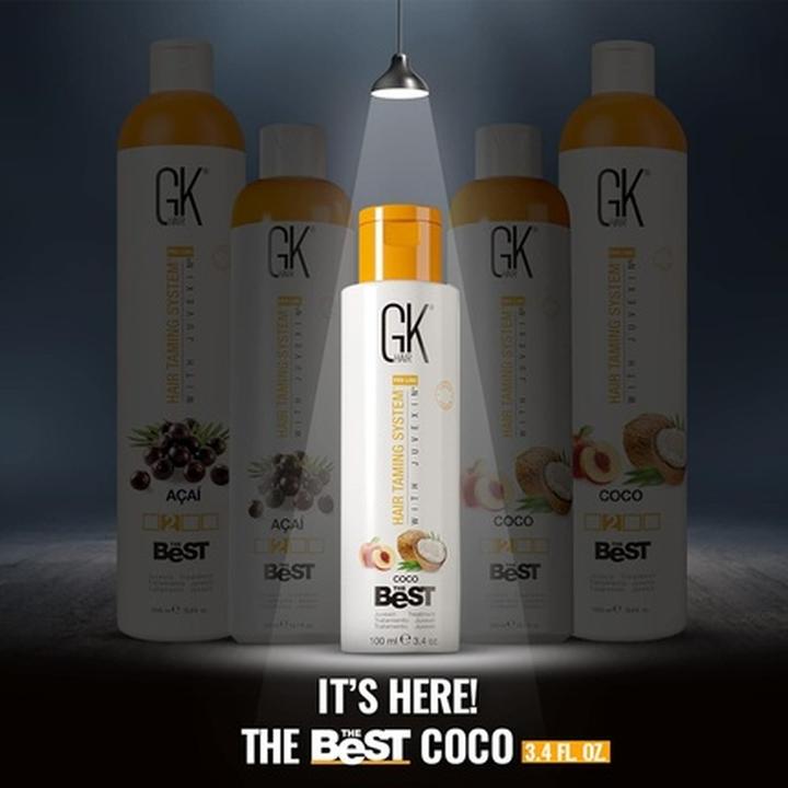 Image du produit Gk Hair Global Keratin The Best COCO Traitement capillaire lissant à la kératine 3.4 Fl Oz/100ml (100 ml)
