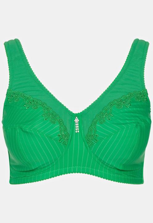 Actual product image Ulla Popken Kelly Pinstripe Support Bra (105 E)