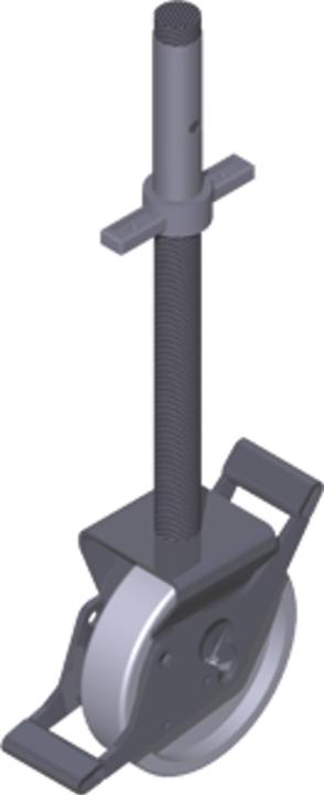 Produktbild Zarges Lenkrolle mit Spindel, Ø 200 mm