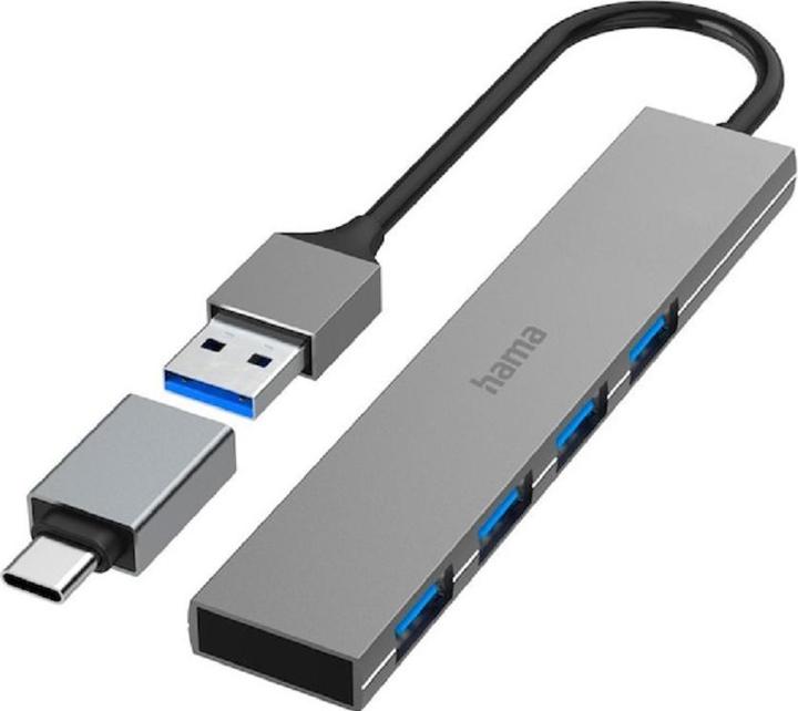 Produktbild Hama Slim (USB-C, 4 Ports)