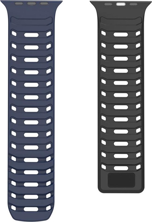 Actual product image Dux Ducis CS Armband (49 mm, 45 mm, 46 mm, 44 mm, 42 mm, Silicone, Apple Watch Series 5, Apple Watch Series 4, Apple Watch Series 3, Apple Watch Ultra 2, Apple Watch Series 8, Apple Watch Series 6, Apple Watch SE (2022/2023), Apple Watch Series 7, Apple Watch Series 9, Apple Watch Ultra, Apple Watch Series 10)