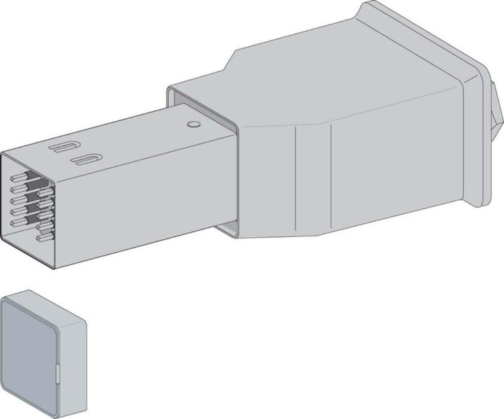 Produktbild Schneider Electric SE KBB40ABD44TW Endeinspeisung 40A Rechts Zwei Netze