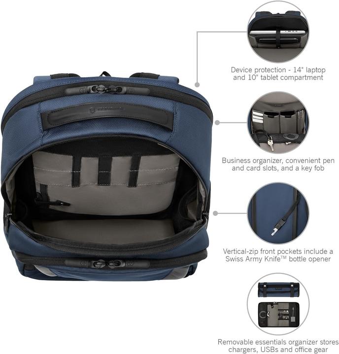 Actual product image Victorinox Altmont Professional, Essential Laptop Backpack, Navy Blue (24 l)