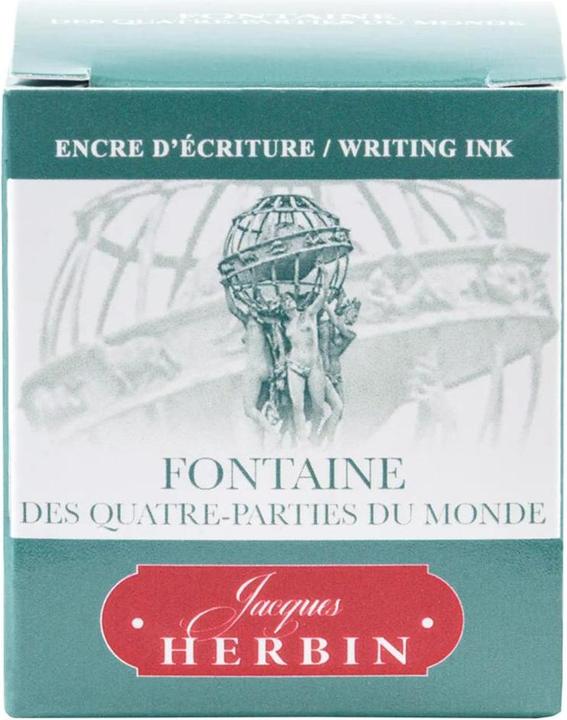 Herbin Schreibtinte, Les couleurs de Paris, Flakon 30ml - Blaugrün (Blau)