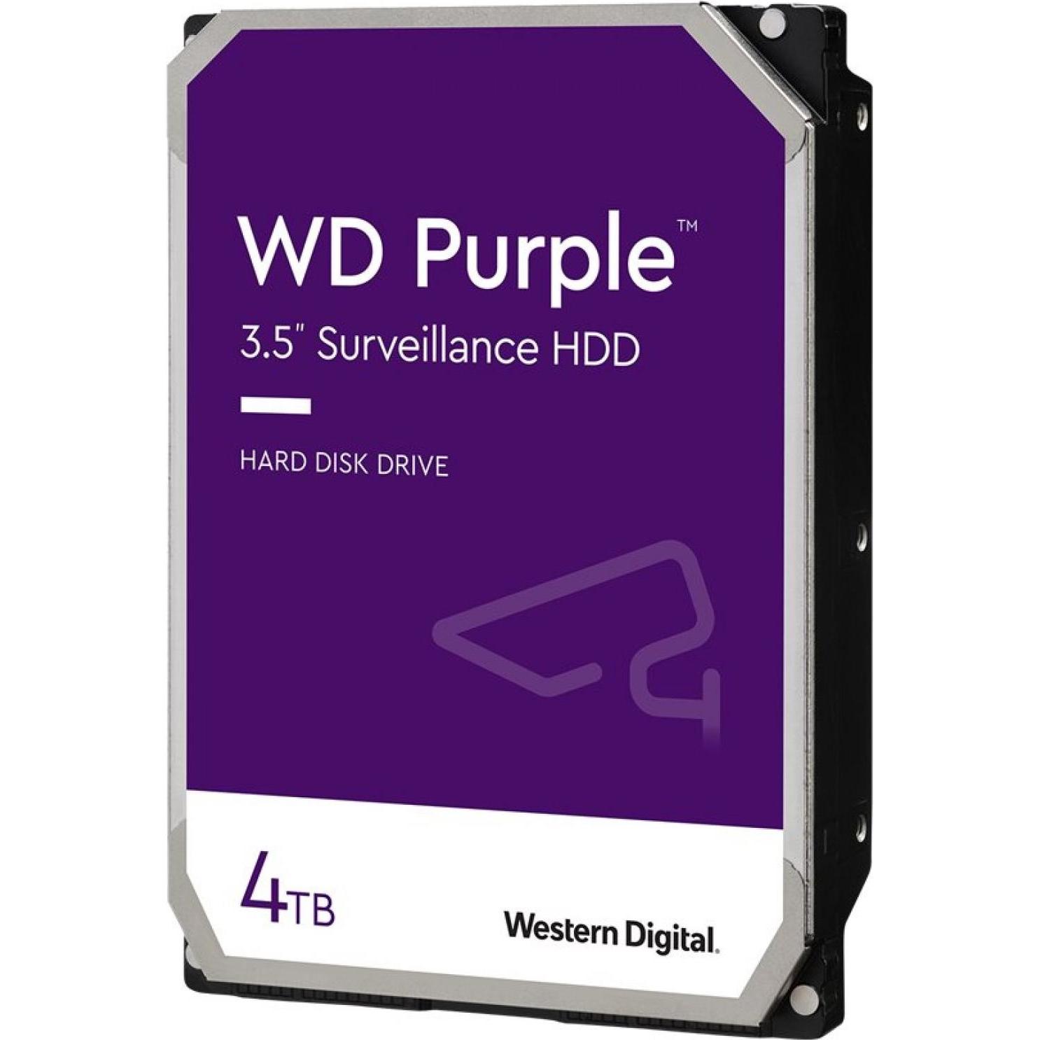 WD HDD Purple Desktop 4 TB Bulk (4 TB, 3.5", CMR), Festplatte