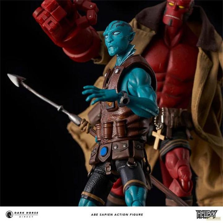 Actual product image Dark Horse Hellboy action figure 1/12 Abe Sapien 15 cm