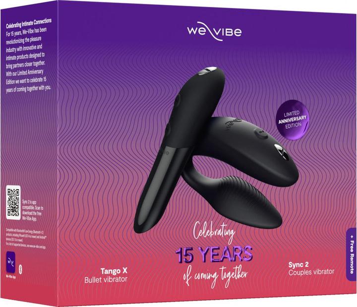 Actual product image We-Vibe Toy set "15th Anniversary Collection" with Sync 2 and Tango X