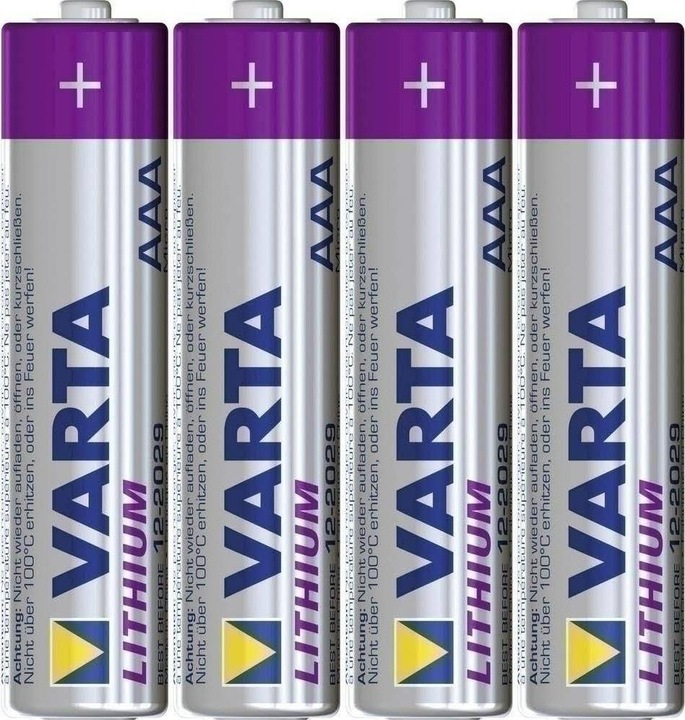 Productafbeelding Varta ULTRA Lithium (4 Pcs., AAA, 1100 mAh)