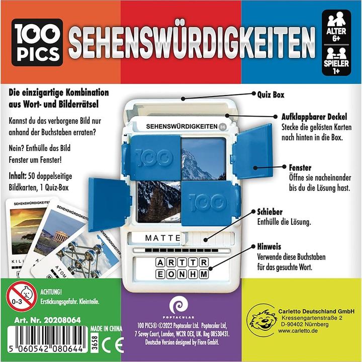 100 Pics PICS Vizieren (Duits)