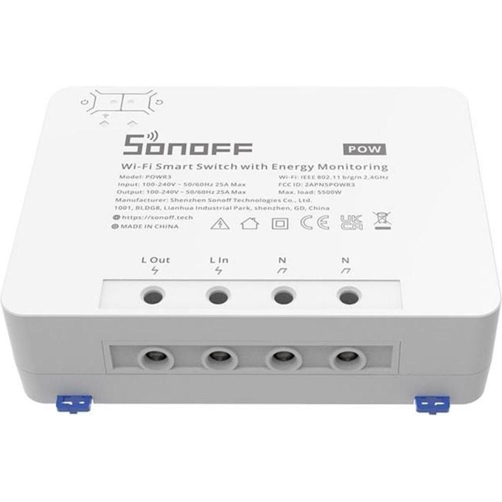 Sonoff, Aktor, WLAN-Schaltaktor POWR3 Power Monitoring 1-fach (Schaltaktor)