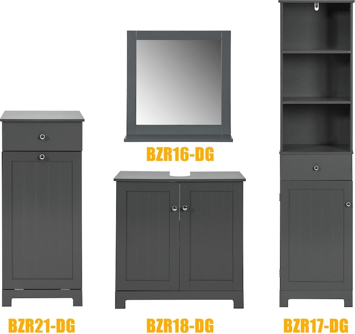 Actual product image SoBuy Bathroom tall unit