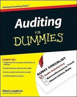 Image du produit L'audit pour les nuls (Anglais, Maire Loughran, 2010)