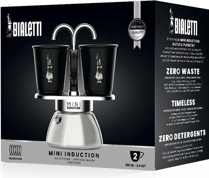 Actual product image Bialetti Mini Express Induction + 2 Mugs (2 T.)