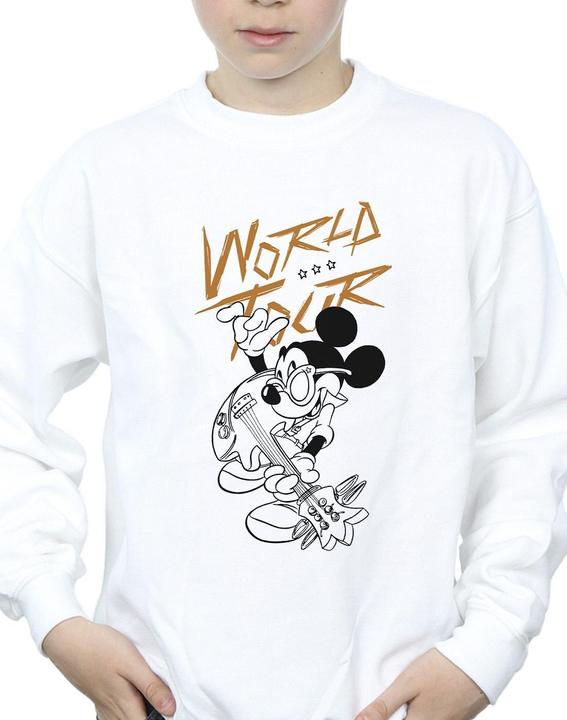 Actual product image Disney Boys Mickey Mouse World Tour Line Sweatshirt (104)
