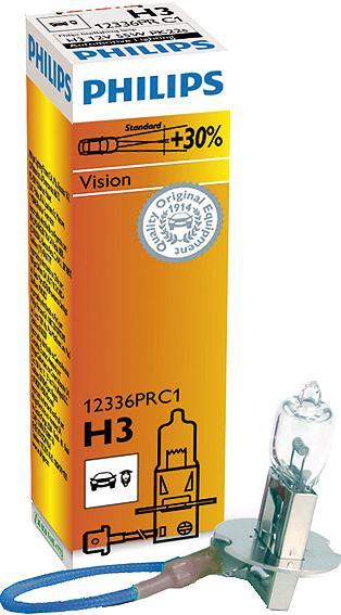 Produktbild Philips Halogenlampe H3 12V/55W Vision (H3)