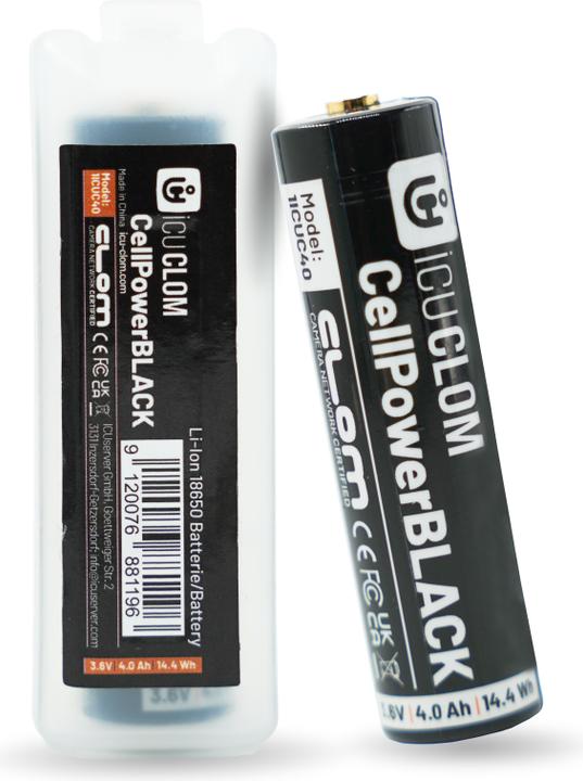 ICUserver ICU CellPower Schwarz Spezial-Akku NiMH 4000 mAh 1.2 V 1 St. (1 Stk., 18650, 4000 mAh)