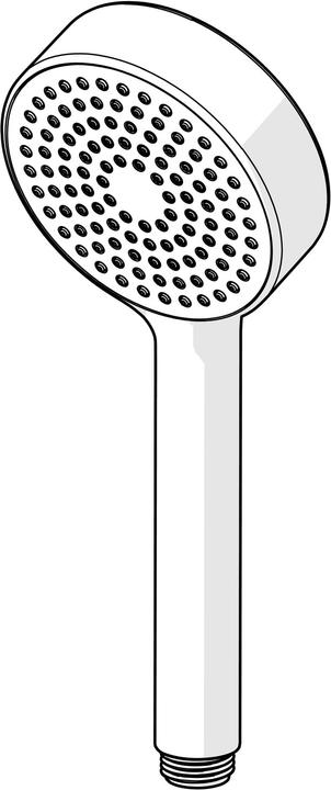 Produktbild Hansa Hansabasicjet Handbrause, Anti-Kalk-Technik, Durchmesser 95 mm, 1-strahlig, Eco-Durchfluss, 44 (1 Strahlarten, 9 l/min)