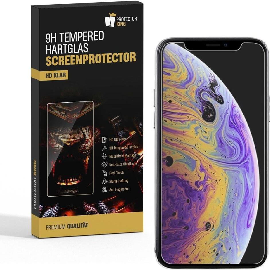 Protectorking 2x Premium Displayschutzfolie 3D KLAR (2 Stück, Apple iPhone 11 Pro), Smartphone Schutzfolie