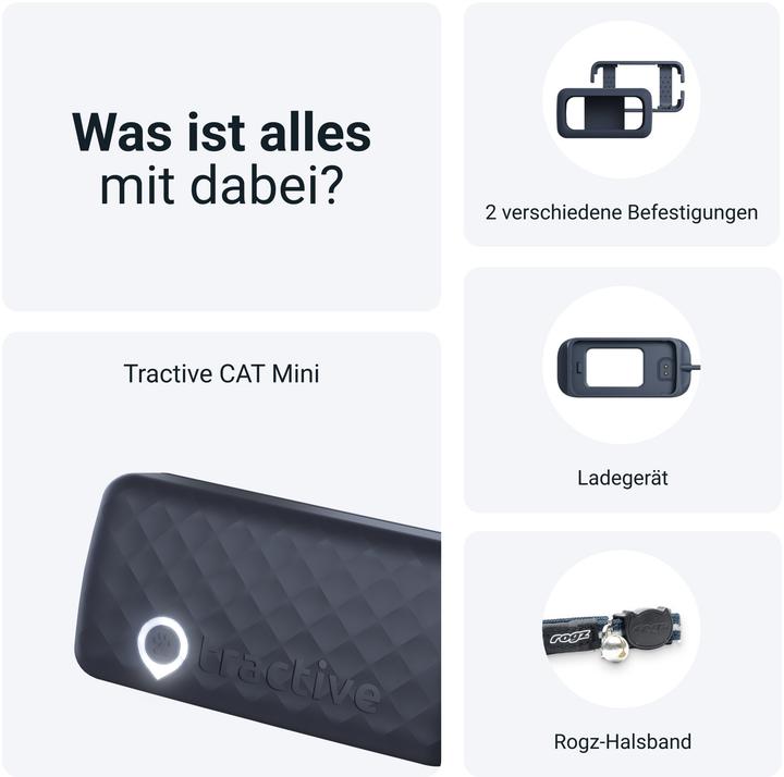 Actual product image Tractive CAT Mini GPS Tracker for Cats (Cat, General)
