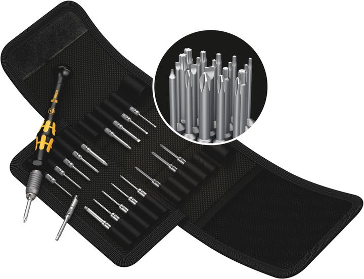 Produktbild Wera Kraftform Kompakt Micro-Set ESD/20 (Phillipps-Kreuzschlitz (PH), Schlitzschrauben, TX, TX Plus)