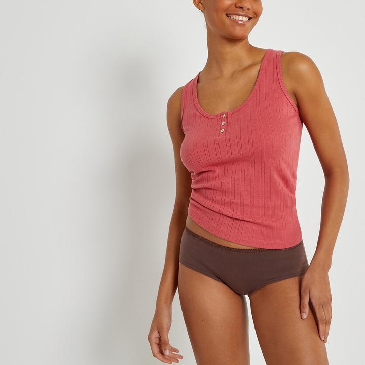 Produktbild La Redoute Collections 3er-Pack unifarbene Shortys (38, 3er Pack)