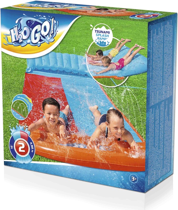 Produktbild Bestway H2OGO. 2 Personen Wasserrutsche Tsunami Splash Rampe