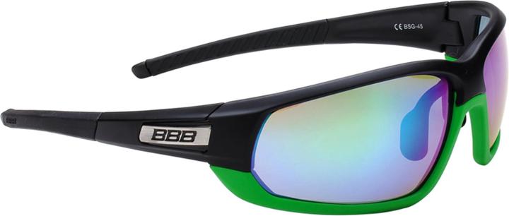 Produktbild BBB Adapt Fullframe MLC Sportbrille (Black Green, Gelb, farblos)