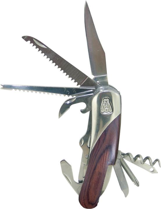 Laguiole Lg 11 Fct Knife Vibal Dark Brown Woodÿ (11 Fonctions)