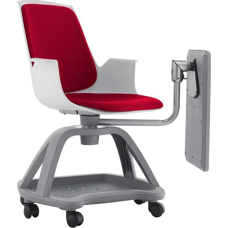 Rocada, Bürostuhl, Seminar- und Teamstuhl roter Bezug
