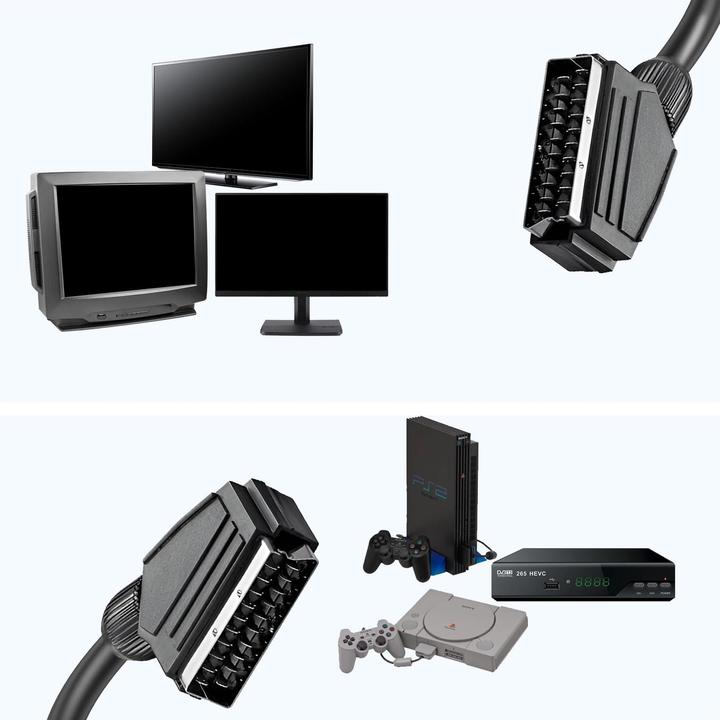 Produktbild LinQ Scart-Videokabel 3m (3 m)