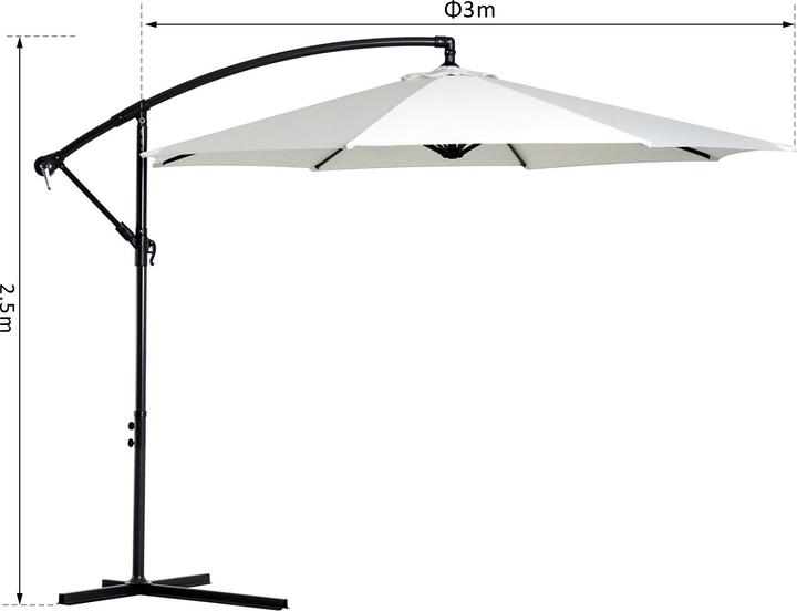 Actual product image Jamb Traffic light umbrella (3 m)