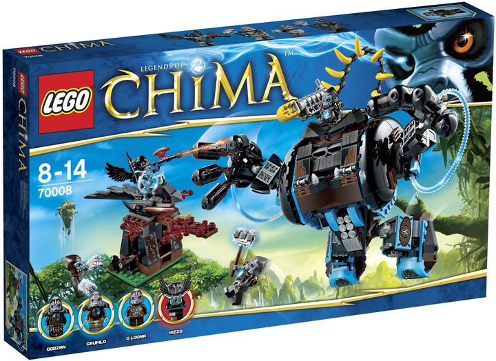 LEGO Legends of Chima Gorzans Gorilla Roboter (70008)
