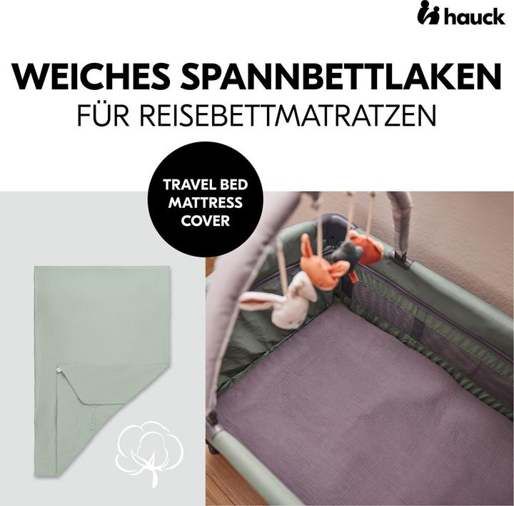 Produktbild Hauck Spannbettlaken für Reisebettmatratzen (120 x 60 cm)