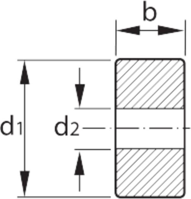 Actual product image Zeus Knurling wheel PM AA