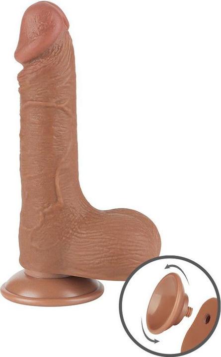 Productafbeelding Lovetoy Skin-Schiebe-Dildo 19,5 cm (Ø 3,7 cm) - Braun