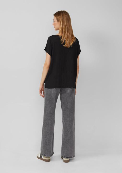 Produktbild S.Oliver T-Shirt Strukturiertes T-Shirt im Relaxed Fit (44)