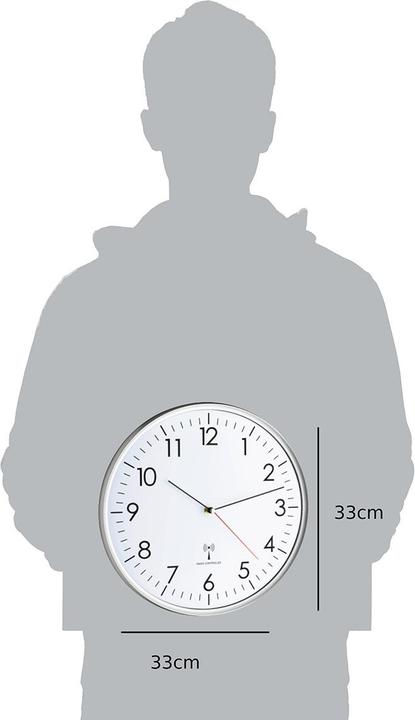 Image du produit TFA Horloge murale radio (33 cm)