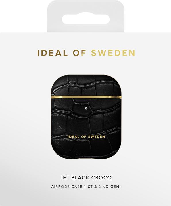 Image du produit iDeal Of Sweden Designer Hard-Cover Jet Black Croco (Sac pour écouteurs)