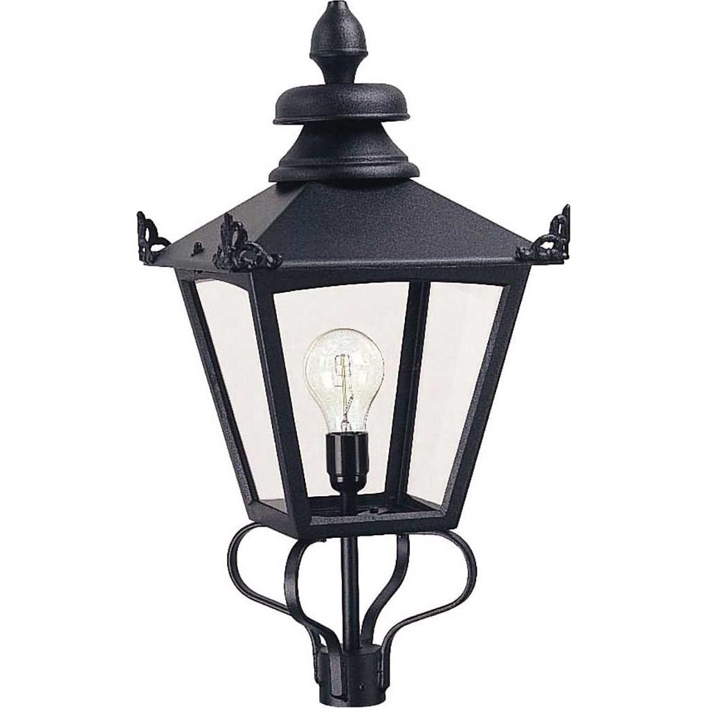 Elstead Lighting Grampian Aussen-Stehleuchte E27 68cm Schwarz, Made in UK (E27, IP20) (31820889)