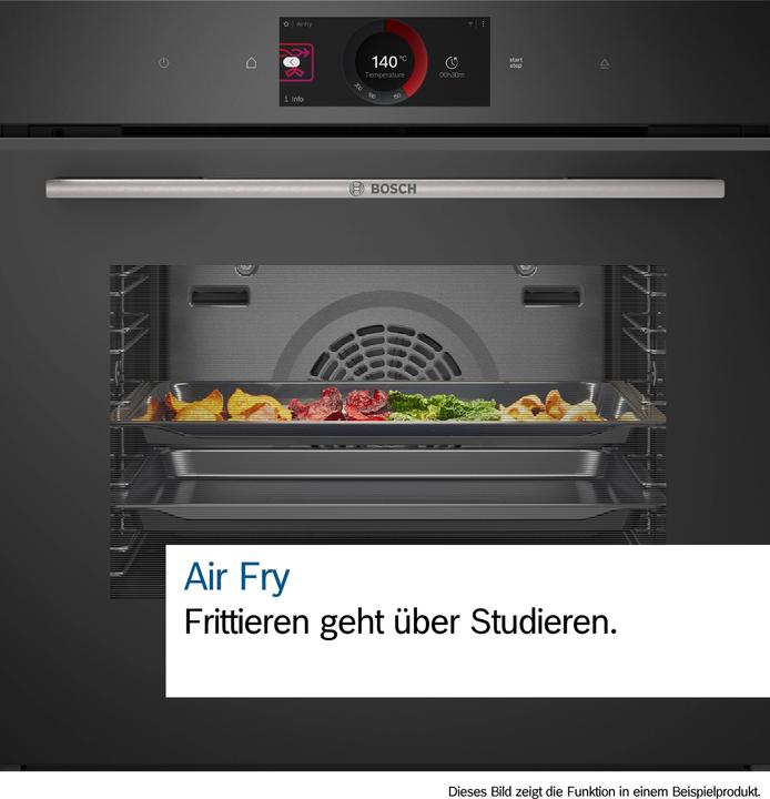 Immagine prodotto Bosch Hausgeräte Serie 8, forno da incasso, 60 x 60 cm, nero, HBG778NB1